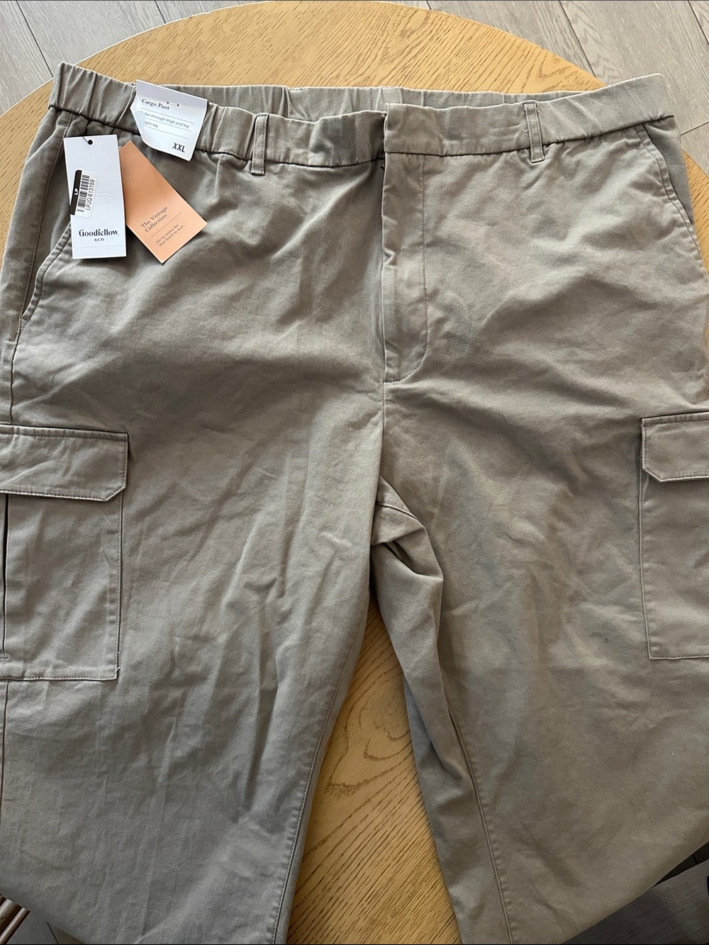 Goodfellow & Co khaki vintage Cargo Pants NWT XXL